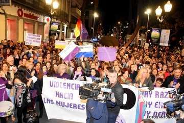 Telde se suma a la manifestación por la Igualdad (Foto Antonio Alí y TA)